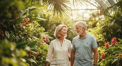 Botanischer Garten-Date ab 50: Natürlich verbinden